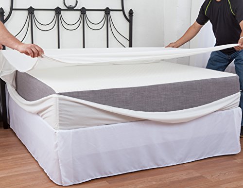 mattress encasement with removable top