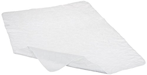 American-Baby-Company-Waterproof-Embossed-Quilt-Like-Multi-Use-Flat-Protective-Pad-cover-White-0