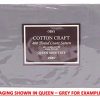 Cotton-Craft-400-TC-Thread-Count-Sateen-Hemstitch-Sheet-Sets-Super-Soft-Premium-100-Pure-Combed-Cotton-Queen-Grey-Fits-Mattresses-up-to-17-inch-deep-Luxurious-Ultra-Soft-Smooth-as-Silk-0-1