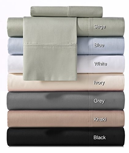 Cotton-Craft-400-TC-Thread-Count-Sateen-Hemstitch-Sheet-Sets-Super-Soft-Premium-100-Pure-Combed-Cotton-Queen-Grey-Fits-Mattresses-up-to-17-inch-deep-Luxurious-Ultra-Soft-Smooth-as-Silk-0