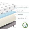 LUCID-12-Inch-Gel-Memory-Foam-Mattress-Triple-Layer-4-Pound-Density-Ventilated-Gel-Foam-CertiPUR-US-Certified-25-Year-Warranty-Queen-0-0