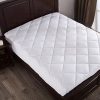 Puredown-Down-Alternative-Mattress-PadTopper-Fitted-Quilted-Queen60X80-100Cotton-Top-and-Bottom-0-0