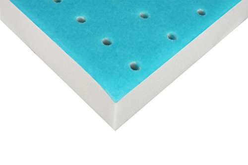 sharper image cooling gel mattress topper