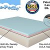 Twin-XL-Size-Snuggle-Pedic-Patented-DOUBLE-LAYER-4lb-5lb-Density-Viscoelastic-Memory-Foam-Mattress-Topper-Bed-Overlay-Pad-With-REVERSIBLE-Comfort-Made-In-USA-Certified-Best-90-day-Refund-Guarantee-Lea-0-0