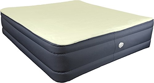 altimair king lustrous series raised fabric air mattress