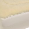 Herington-Cal-Ripken-All-Natural-400-GSM-Micraloft-Australian-Wool-Reversible-Mattress-Pad-White-0