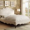 Homelegance-1889KN-1CK-Fully-Upholstered-Nail-Button-Trim-Platform-Bed-Frame-Headboard-and-Footboard-California-King-Beige-0-0