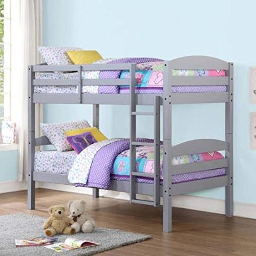 Mainstays Twin Over Wood Bunk Bed, Mainstays Bunk Bed Mattress
