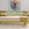 Medallion-Organic-Green-Sofa-Depth-Daybed-and-Memory-Foam-Mattress-Green-0-2