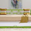 Medallion-Organic-Green-Sofa-Depth-Daybed-and-Memory-Foam-Mattress-Green-0-4