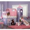 Powell-Princess-Castle-Twin-Tent-Bunk-Bed-with-Slide-0-0