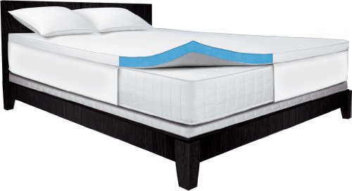 serta 1 1 2 memory foam mattress topper