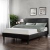 Sleep-Master-Memory-Foam-10-Inch-Mattress-and-Faux-Leather-Platform-Bed-Set-Queen-0