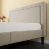 Sleep-Master-Memory-Foam-8-Inch-Mattress-and-Upholstered-Detailed-Platform-Bed-Set-0-2