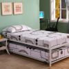 Twin-Size-Steel-Day-Bed-Daybed-Frame-with-Pop-Up-Trundle-Mattresses-0-0