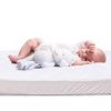 1-Best-Waterproof-Crib-Mattress-Pad-Ultra-Soft-Fitted-Sheet-with-9-Skirts-is-made-from-Organic-Breathable-Bamboo-0-0