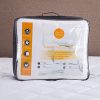 Puredown-Down-Alternative-Mattress-PadTopper-Fitted-Quilted-100Cotton-Top-and-Bottom-0-2