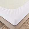 Puredown-Down-Alternative-Mattress-PadTopper-Fitted-Quilted-100Cotton-Top-and-Bottom-0-4