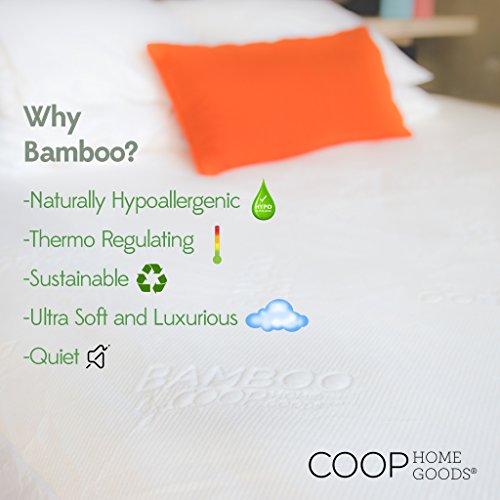 Waterproof Mattress Protector by Slumberfy | Hypoallergenic Bamboo Mattress