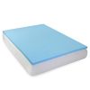 Milliard-2in-Memory-Foam-Mattress-Topper-Gently-Contours-To-Your-Body-For-a-Blissful-Sleep-Gel-Infusion-Helps-Disperse-Body-Heat-For-a-Cooler-Night-Sleep-0-3