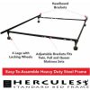 Modern-Sleep-Standard-Heavy-Duty-Adjustable-Metal-Bed-Frame-TwinTwin-XLFullFull-XLQueen-Size-0-0