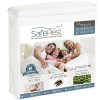 New-Hot-Mattress-for-Relaxation-Sleep-with-Hypoallergenic-Waterproof-Mattress-Protector-White-Color-Twin-Size-Vinyl-Free-0-0