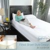 New-Hot-Mattress-for-Relaxation-Sleep-with-Hypoallergenic-Waterproof-Mattress-Protector-White-Color-Twin-Size-Vinyl-Free-0-6