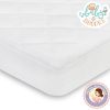 Organic-Crib-Mattress-Cover-Pad-Waterproof-and-Breathable-Bamboo-Baby-Mattress-Pad-Fits-ALL-Standard-Crib-Sizes-0-1
