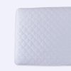 Puredown-Waterproof-Quilted-Fitted-Crib-Mattress-Pad-300-Thread-Count-100-Cotton-Fabric-White-Set-of-2-0-3