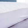Puredown-Waterproof-Quilted-Fitted-Crib-Mattress-Pad-300-Thread-Count-100-Cotton-Fabric-White-Set-of-2-0-4