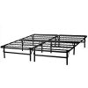 STRUCTURES-by-Malouf-HIGHRISE-Folding-Metal-Bed-Frame-14-Inch-High-Bi-Fold-Platform-Bed-Base-and-Box-Spring-0