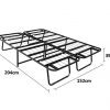 US-SHIPPING-LQZTM-15-Inch-Height-Folding-Platform-Metal-Bed-Frame-Sleep-Master-SmartBase-Mattress-Foundation-Queen-Size-0-5