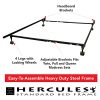 Classic-Brands-Hercules-Standard-Adjustable-Metal-Bed-Frame-with-Locking-Rug-Rollers-0-0