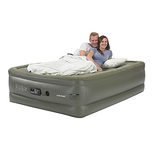 Insta Bed Queen Raised Air Mattress, Eddie Bauer Queen Sized Insta Bed With Pump Airbed