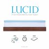 LUCID-3-inch-Gel-Memory-Foam-Mattress-Topper-0-1