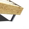Modern-Bed-Frame-and-Headboard-Set-with-Aluminum-Legs-Clean-and-sleek-Sophisticated-and-Natural-0-2