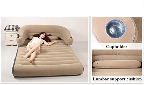 air mattress with cup holder
