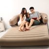 Modovo-1-in-2-Backrest-Air-Mattress-Sofa-with-Removable-Back-Cushion-Lumbar-Support-Cushion-Cup-Holder-0-3